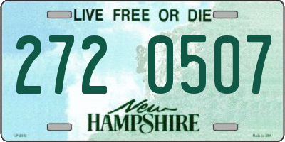 NH license plate 2720507