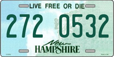 NH license plate 2720532