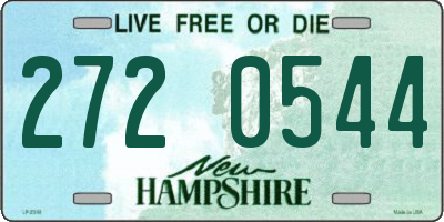 NH license plate 2720544