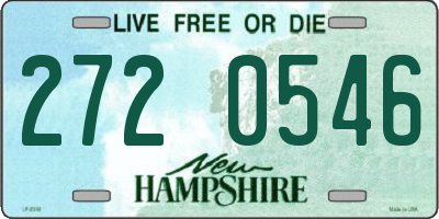 NH license plate 2720546