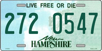 NH license plate 2720547
