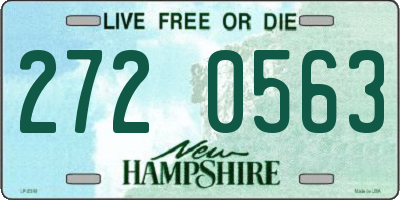 NH license plate 2720563