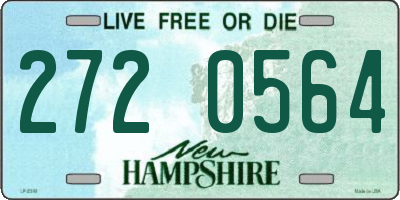 NH license plate 2720564