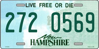 NH license plate 2720569