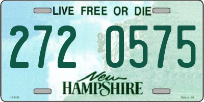NH license plate 2720575