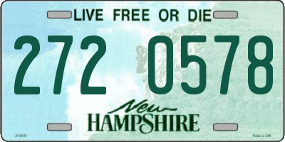 NH license plate 2720578
