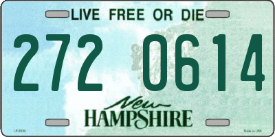 NH license plate 2720614