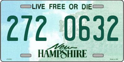 NH license plate 2720632