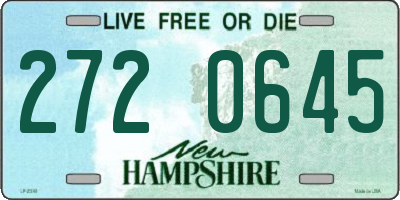 NH license plate 2720645