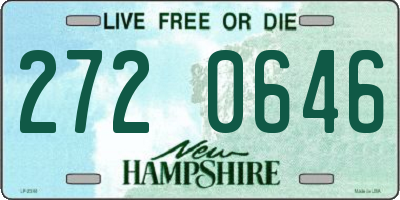 NH license plate 2720646