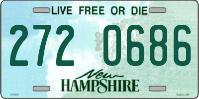 NH license plate 2720686