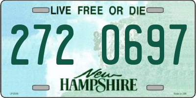 NH license plate 2720697