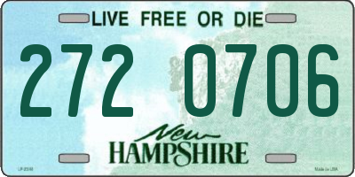 NH license plate 2720706