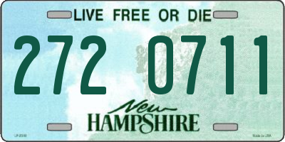 NH license plate 2720711