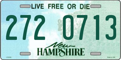 NH license plate 2720713