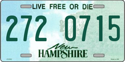 NH license plate 2720715