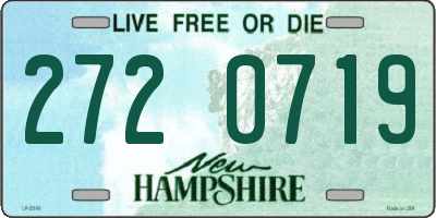 NH license plate 2720719