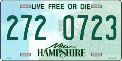 NH license plate 2720723