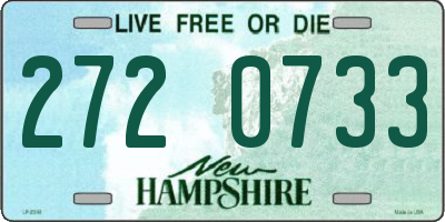 NH license plate 2720733