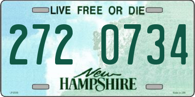 NH license plate 2720734