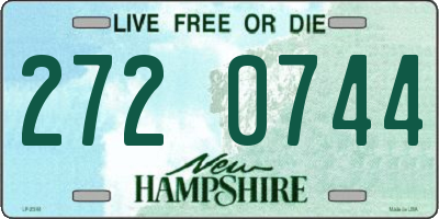 NH license plate 2720744