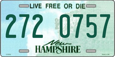 NH license plate 2720757