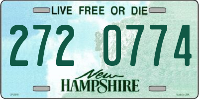 NH license plate 2720774