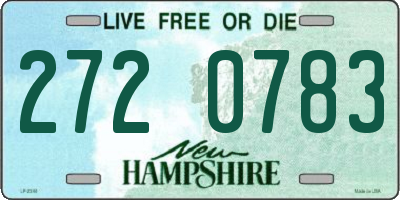 NH license plate 2720783