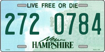 NH license plate 2720784