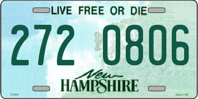 NH license plate 2720806