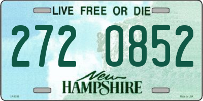 NH license plate 2720852