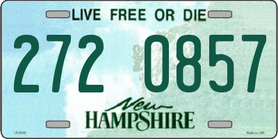 NH license plate 2720857