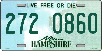 NH license plate 2720860