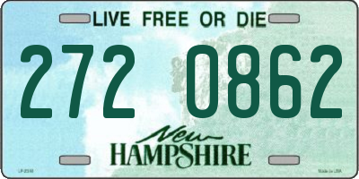 NH license plate 2720862