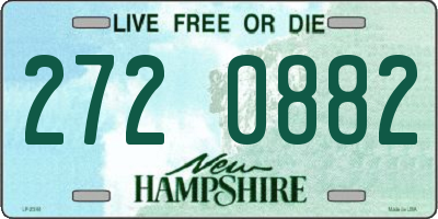 NH license plate 2720882