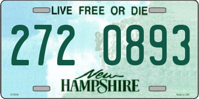 NH license plate 2720893
