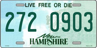 NH license plate 2720903
