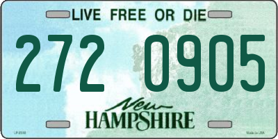 NH license plate 2720905