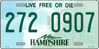 NH license plate 2720907