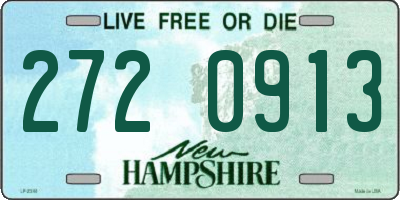NH license plate 2720913