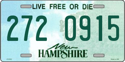 NH license plate 2720915