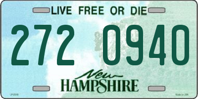 NH license plate 2720940