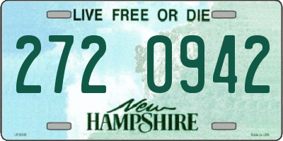 NH license plate 2720942