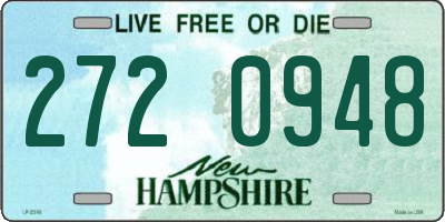 NH license plate 2720948