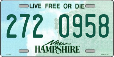 NH license plate 2720958