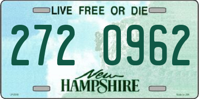 NH license plate 2720962