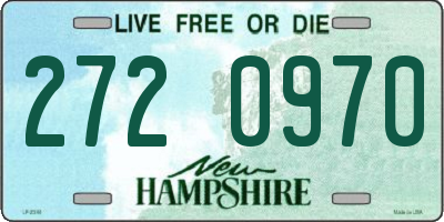 NH license plate 2720970