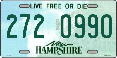 NH license plate 2720990