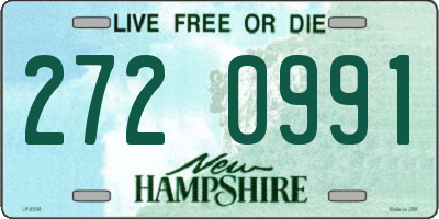 NH license plate 2720991