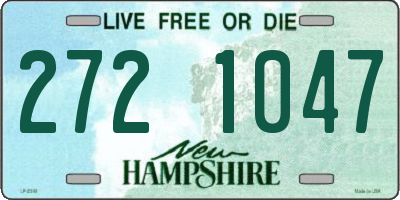 NH license plate 2721047